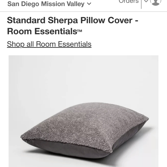ISO this particular pillow case Target brand GRAY - Picture 2 of 4